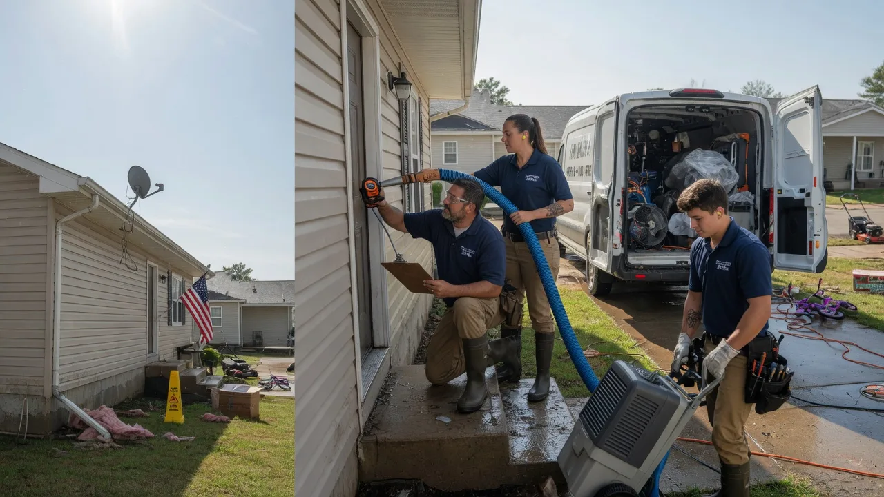 Ceiling Water Damage Restoration in Curwensville, PA near me